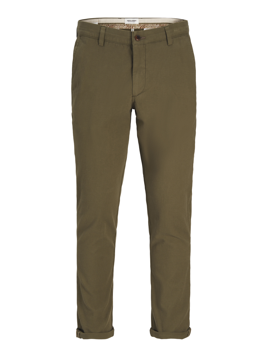 JACK & JONES Marco Fury slim fit, heren chino, groen
